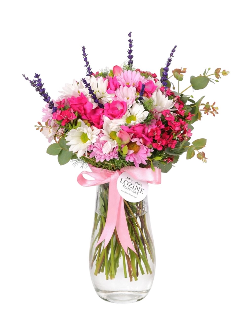 Vazoda Papatya ve Frezyalar