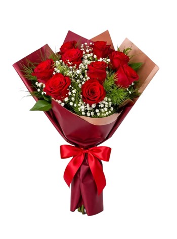 9 Red Rose Bouquet
