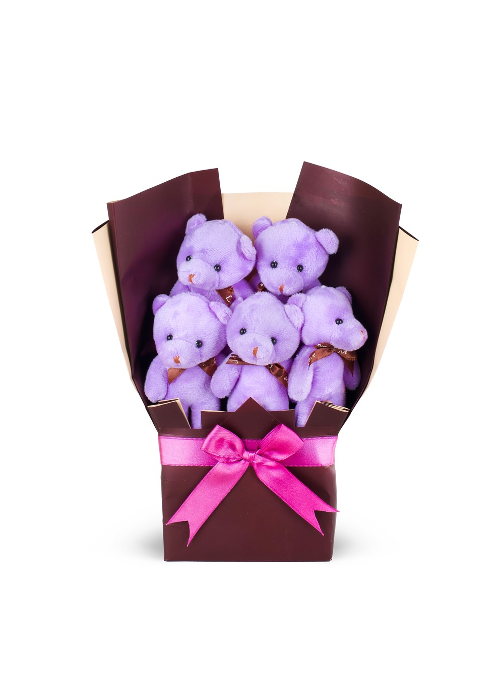 Mor Ayıcık Buketi