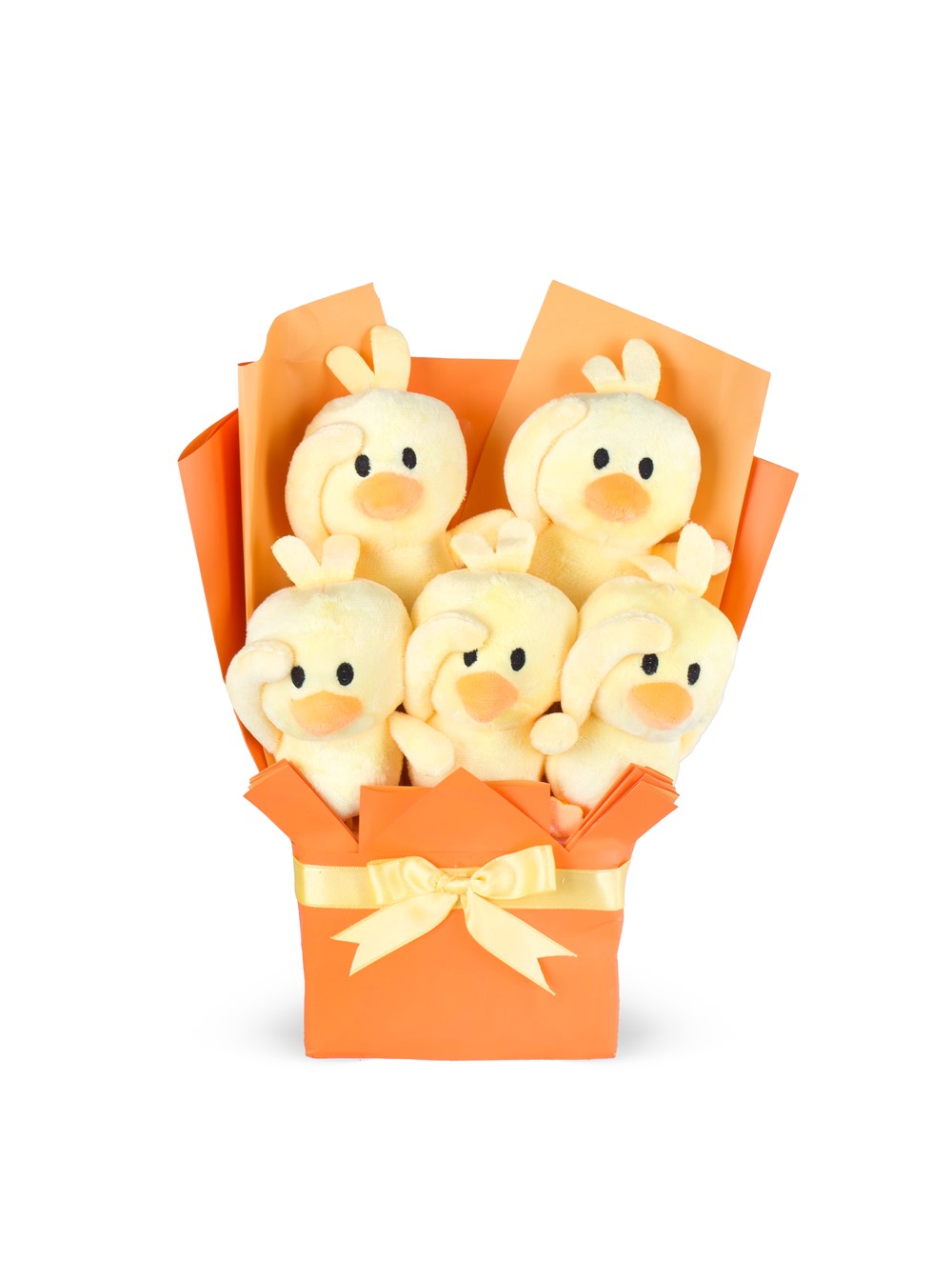 Sarı Civciv Peluş Buketi