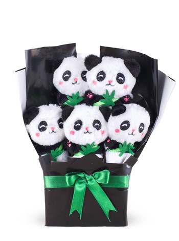 Panda Peluş Buketi