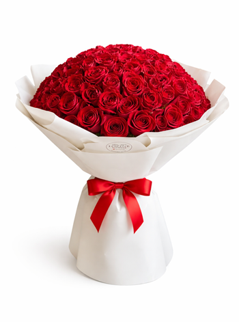 135 Adet Kırmızı Gül Buketi
