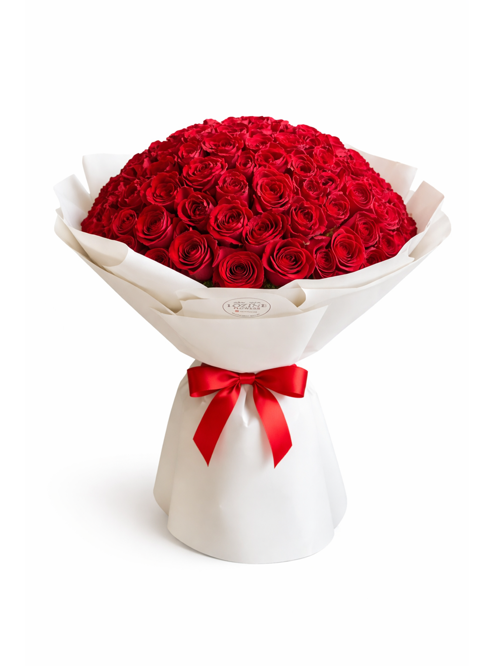 135 Adet Kırmızı Gül Buketi
