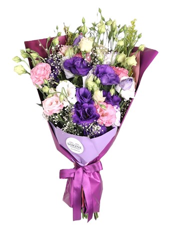 Renkli Lisyantus Buketi