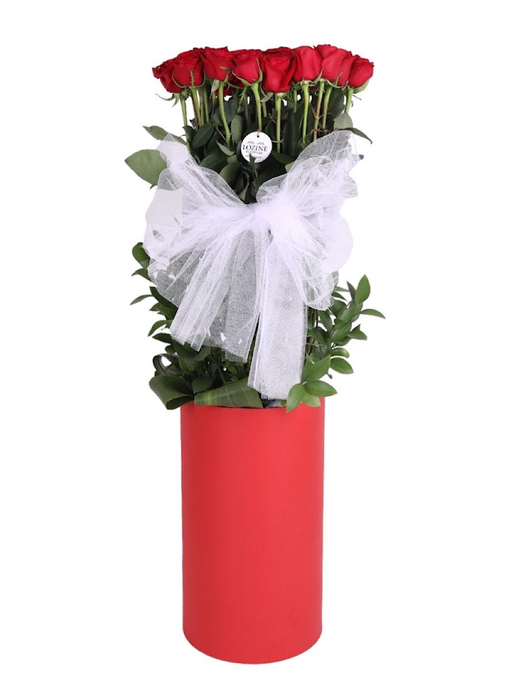 Kırmızı Kutuda Mix Gül