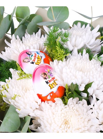 Beyaz Anastasia Buketi