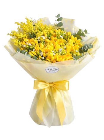 Mis Kokulu Sarı Frezya Buketi