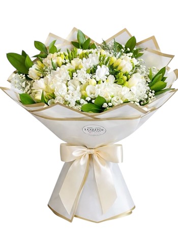 Mis Kokulu Beyaz Frezya Buketi