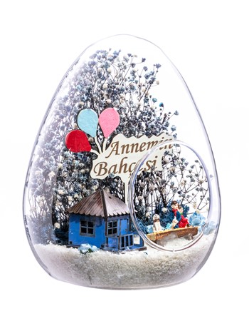 Teraryum Annemin Bahçesi Beraber Bir Ömür Sırt Sırta-Mavi