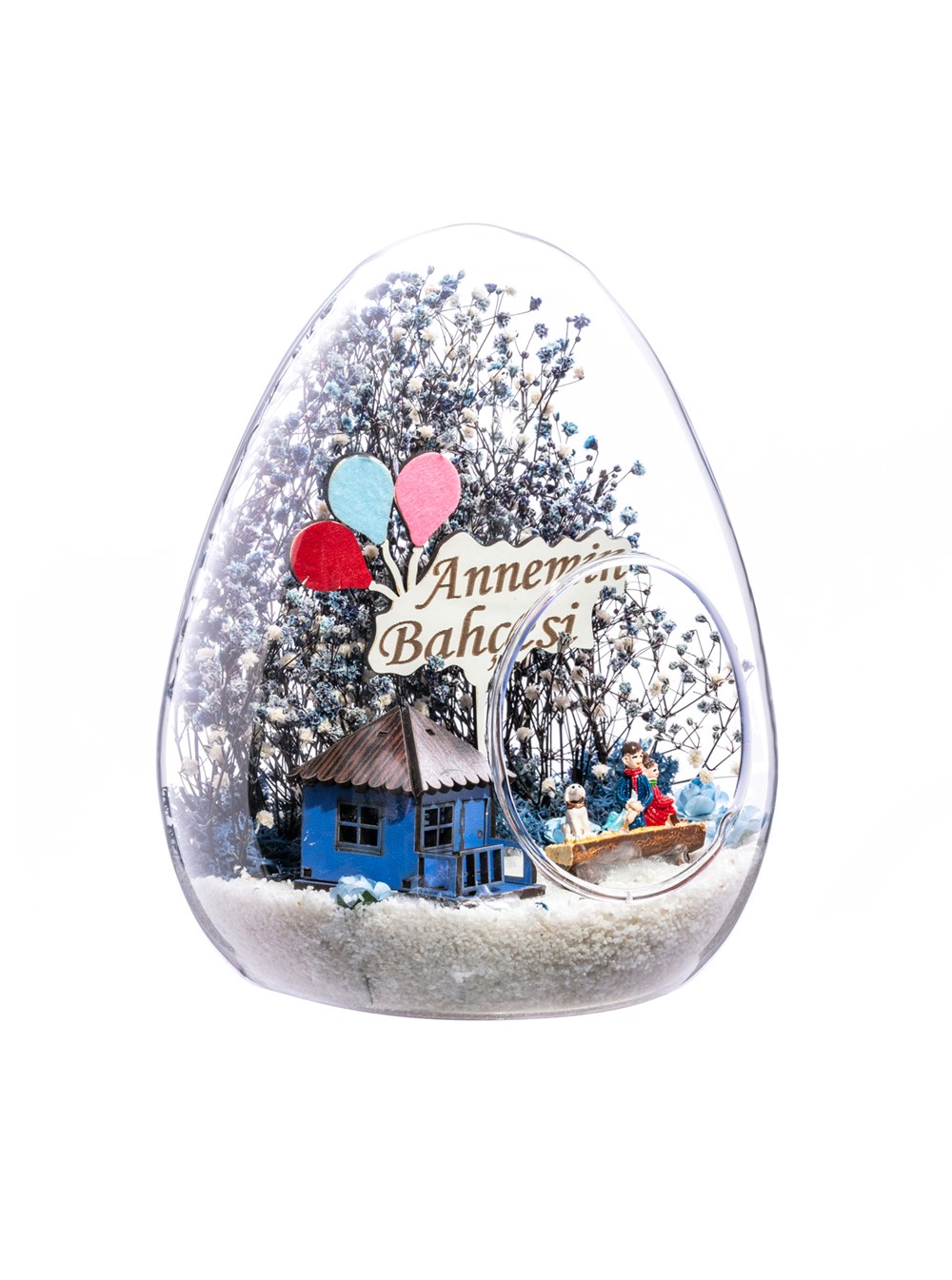 Teraryum Annemin Bahçesi Beraber Bir Ömür Sırt Sırta-Mavi