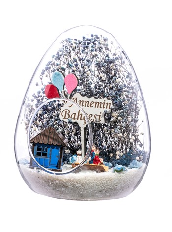 Teraryum Annemin Bahçesi Beraber Bir Ömür Sırt Sırta-Mavi