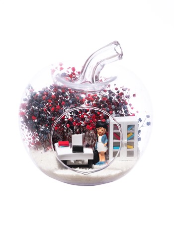 Teraryum Mini Yeni İş Tebrik Esmer Mavi Ceketli-Cipsomiks