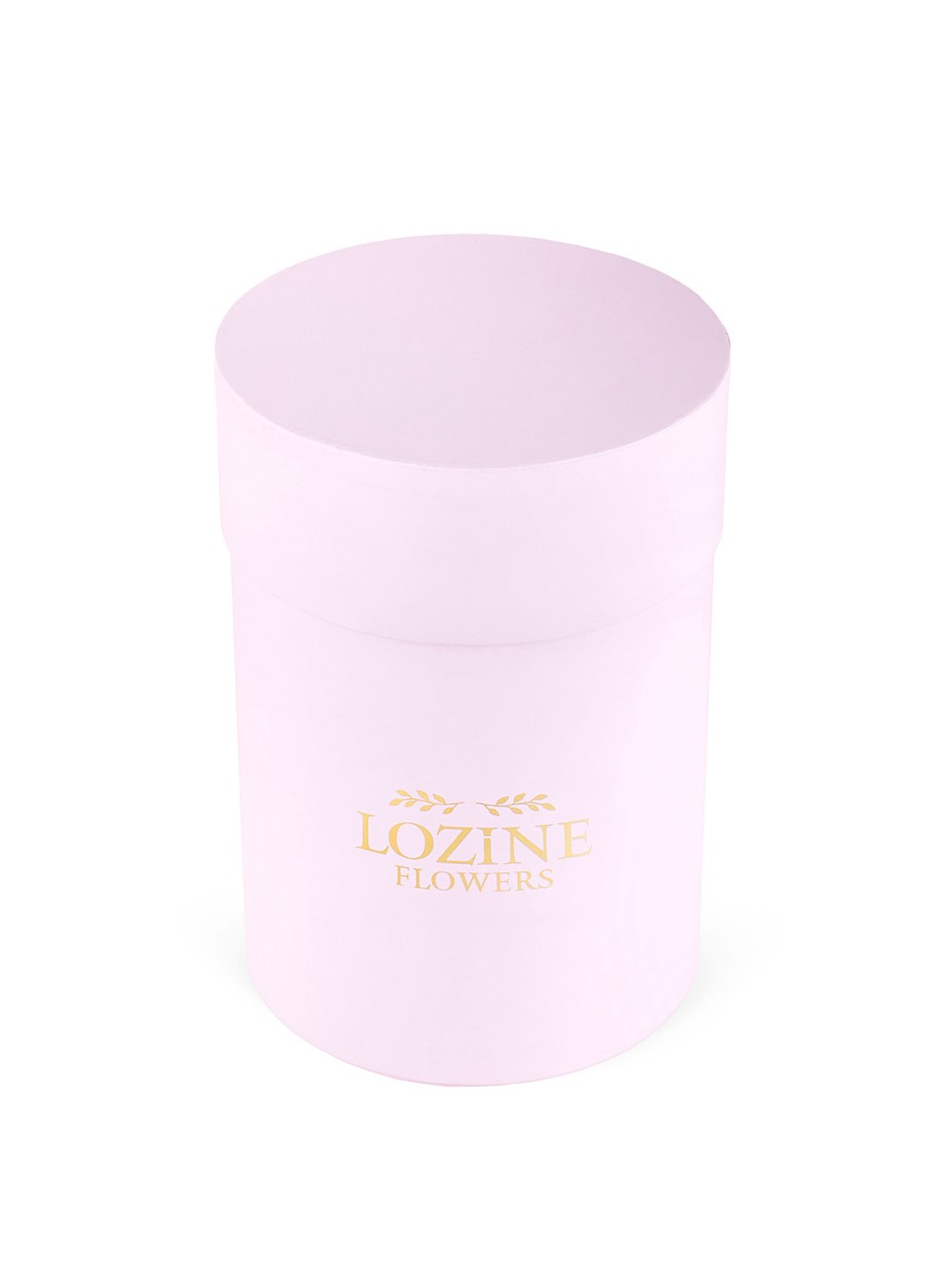 Yuvarlak Pembe Kutuda Beyaz Ve Pembe Güller