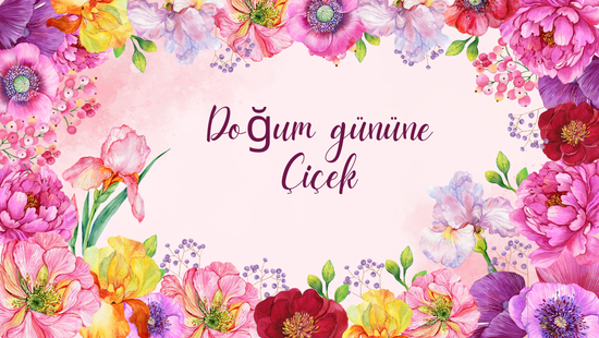 Doğum Günü Çiçekleri