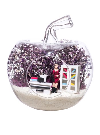 Teraryum Mini Yeni İş Kadını - Mor