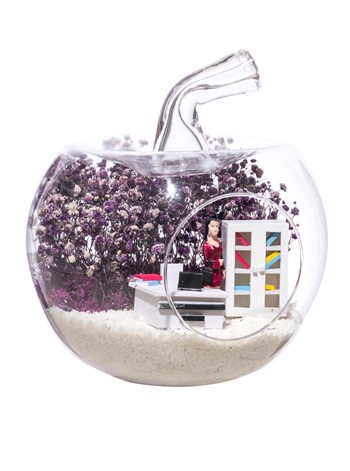 Teraryum Mini Yeni İş Kadını - Mor