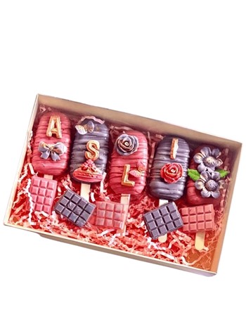 Sweet Çikolata Kutusu Pembe Mor