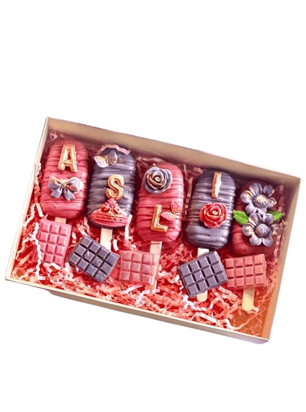 Sweet Çikolata Kutusu Pembe Mor