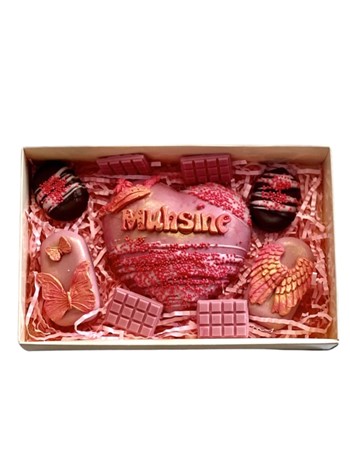Heart Box pembe