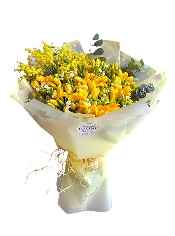 Mis Kokulu Sarı Frezya Buketi