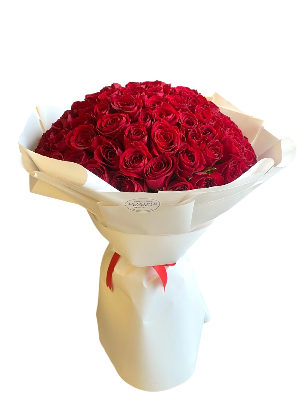 135 Adet Kırmızı Gül Buketi