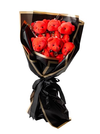 Kırmızı Ayıcık Buketi