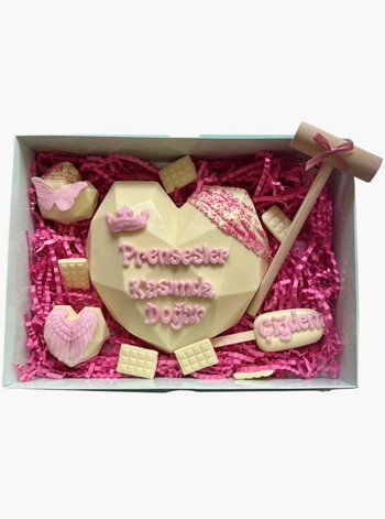 Pinyata Box Beyaz Pembe