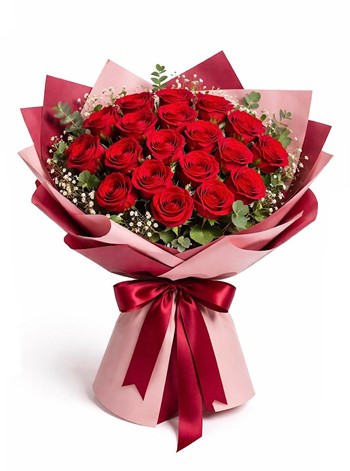 Büyük Aşk Kırmızı Gül Buketi