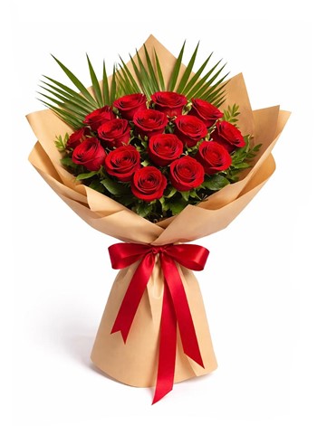 Love Kırmızı Gül Buketi